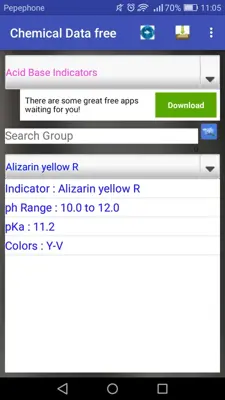 Chemical Engineer Data free android App screenshot 9